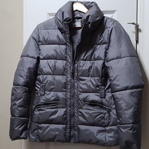 New York & Company puffy gray jacket size L